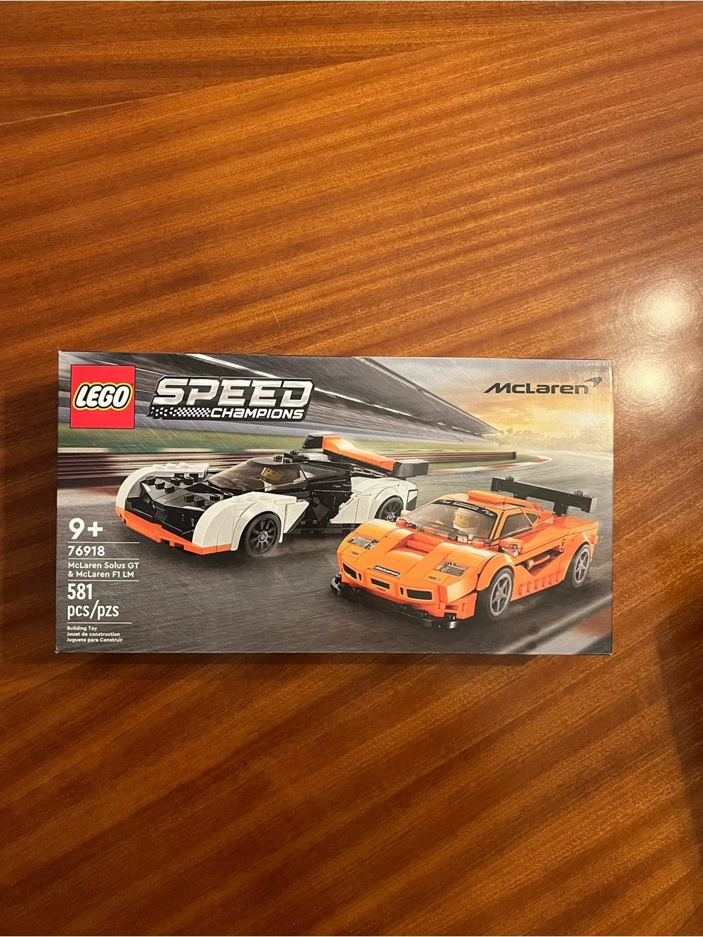 LEGO McLaren Twin Supercars in Orange, White, Black